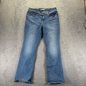 Levi's Jeans Womens 12 Blue Cotton Denim Bootcut Classic Faded Workwear Stretch
